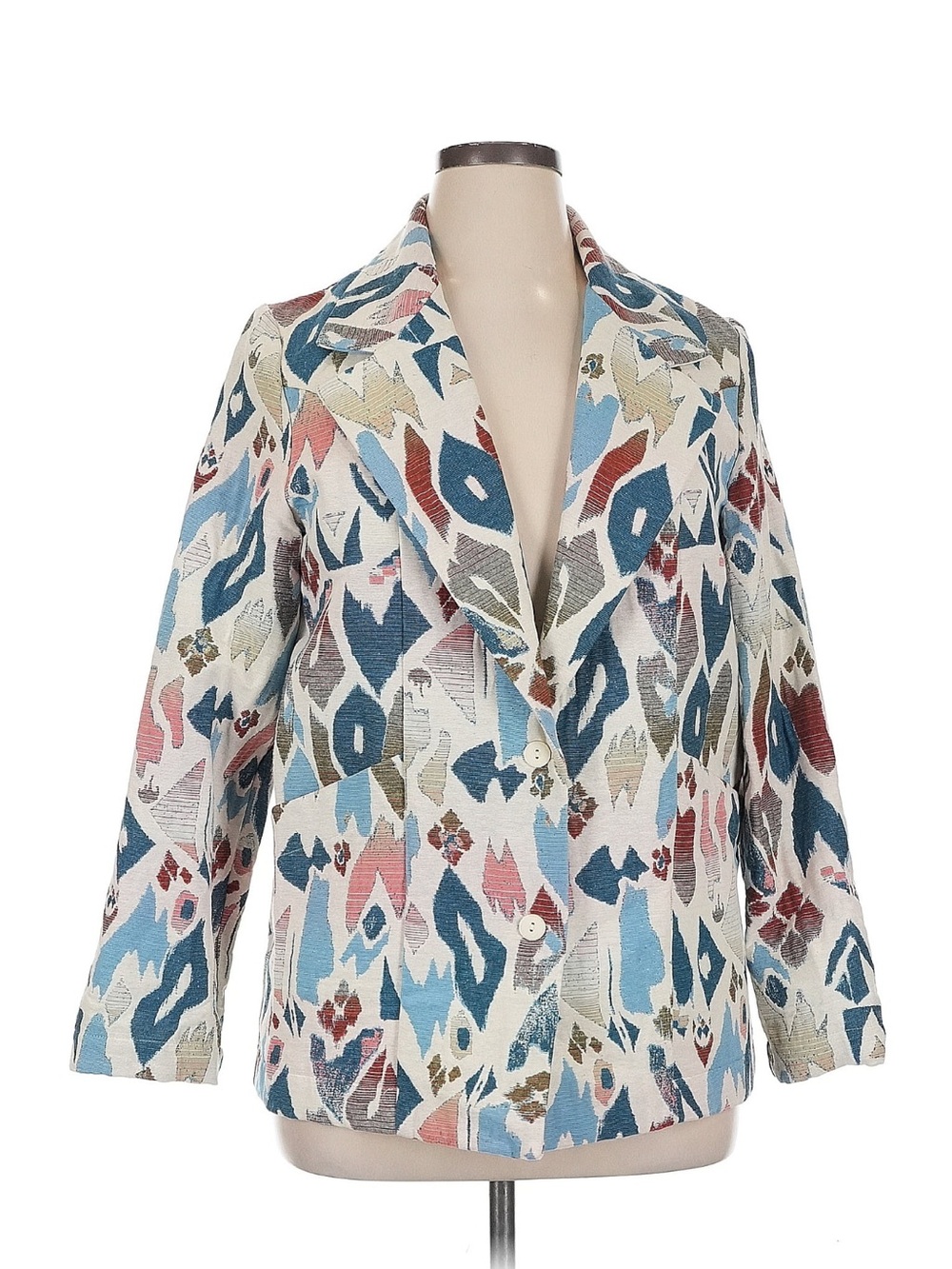Cokluch Montreal Abstract Jacquard Blazer XL Sustainable Fabrics